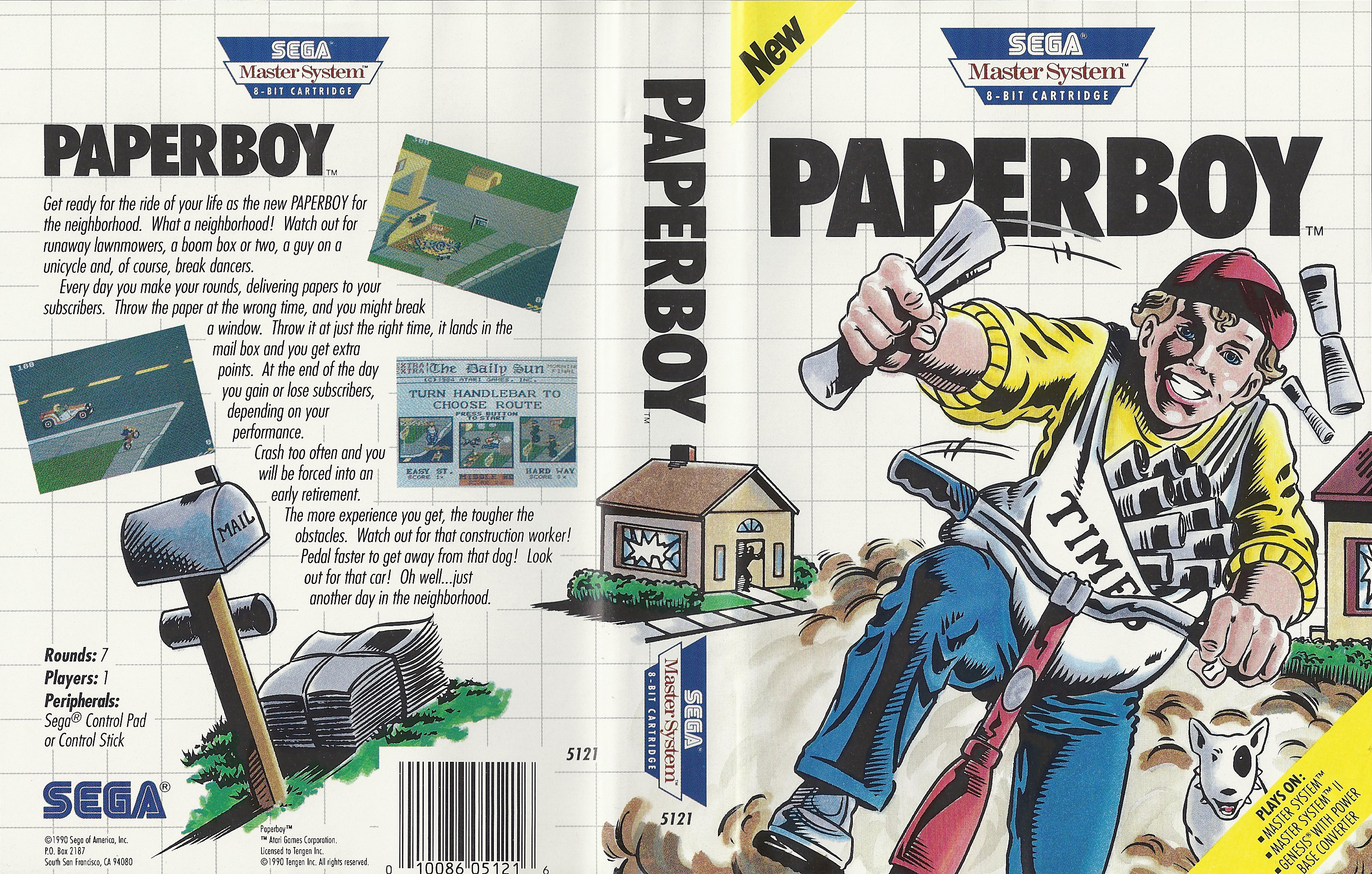 paperboy sega genesis