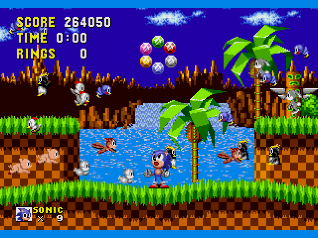 Evolution of 2D Sonic Games: First Levels (1991-2021)